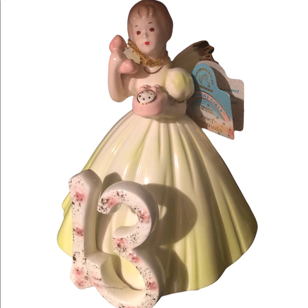 Classic Vintage Josef Originals Birthday Girls~13~figurine